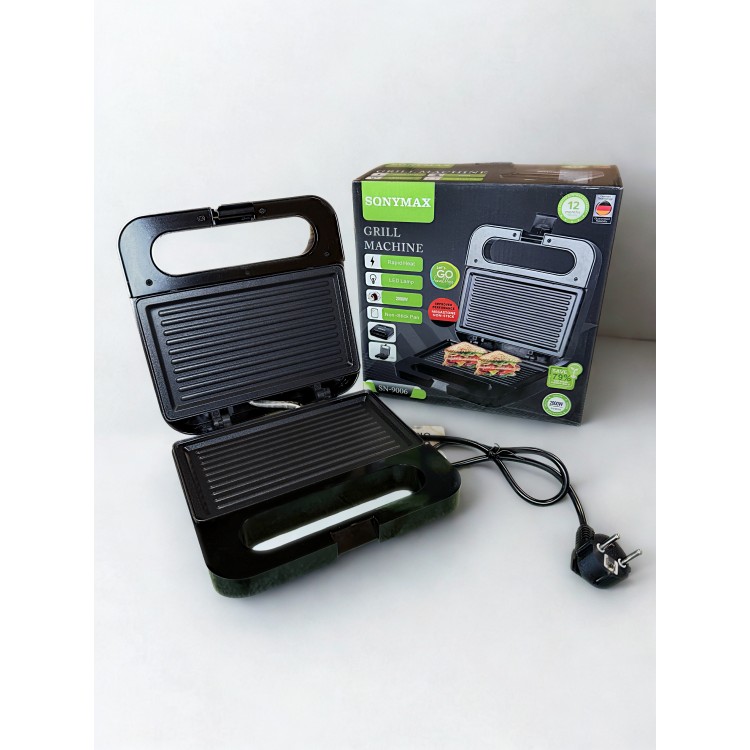 Грил скара Sonymax SN 9006 с незалепващо покритие, 2000W