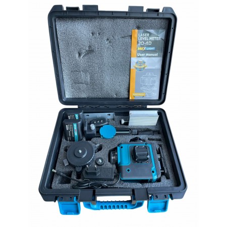 4D лазерен нивелир с 360 градуса завъртане, 16 линии без стойка 4D лазерен нивелир с 360 градуса завъртане, 16 линии без стойка