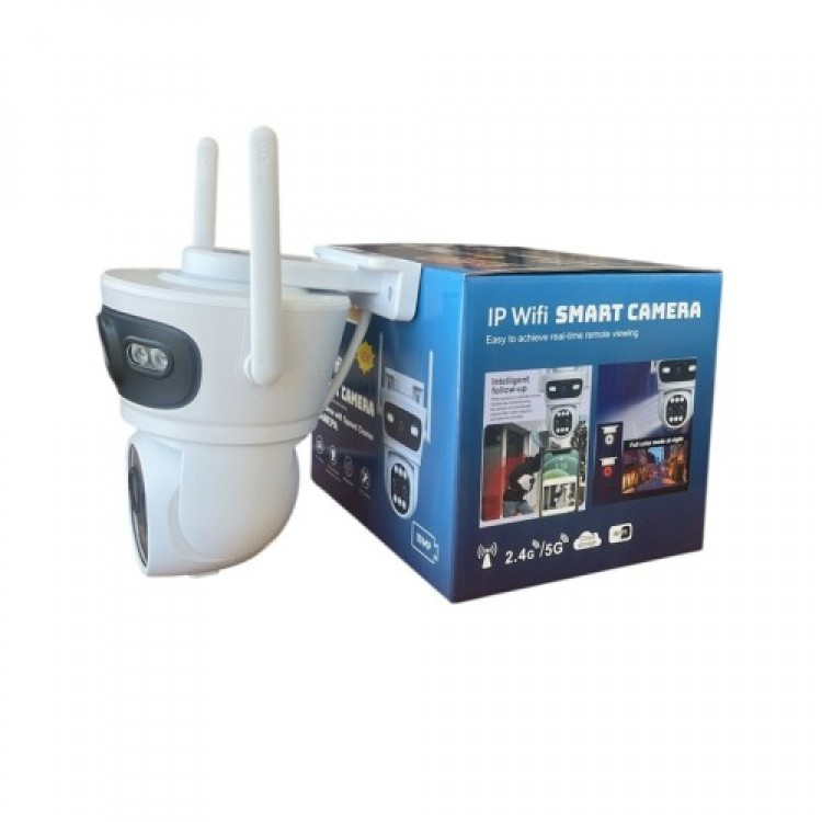 Двойна WiFi камера Lylu 10MP с три обектива и нощно виждане Двойна WiFi камера Lylu 10MP с три обектива и нощно виждане