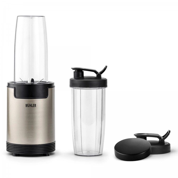 Нутри блендер Muhler MNB-688, 600W, 6 ножа, 2 чаши, Old Gold Нутри блендер Muhler MNB-688, 600W, 6 ножа, 2 чаши, Old Gold
