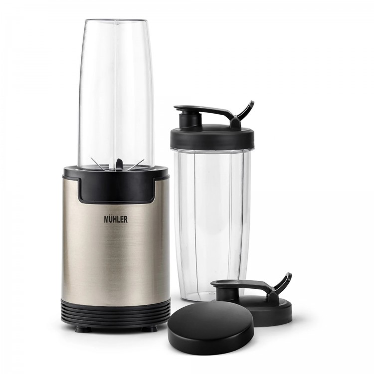 Нутри блендер Muhler MNB-688, 600W, 6 ножа, 2 чаши, Old Gold Нутри блендер Muhler MNB-688, 600W, 6 ножа, 2 чаши, Old Gold