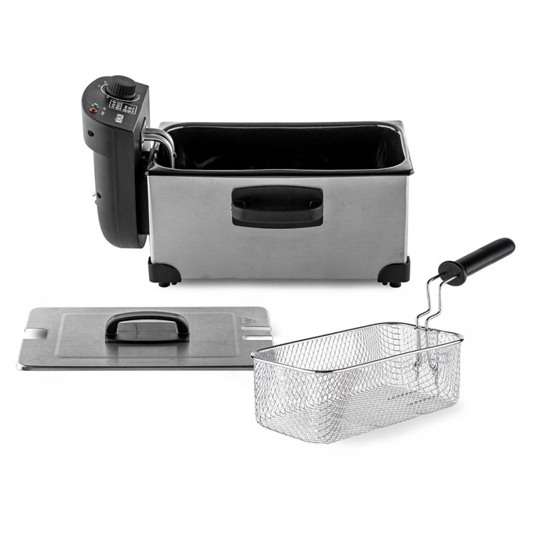 Фритюрник Muhler DF-3030IX 3.0 Л, неръждаема стомана Фритюрник Muhler DF-3030IX 3.0 Л, неръждаема стомана