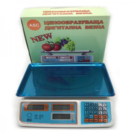 ЦЕНООБРАЗУВАЩА ДИГИТАЛНА ВЕЗНА ДО 40КГ ЦЕНООБРАЗУВАЩА ДИГИТАЛНА ВЕЗНА ДО 40КГ