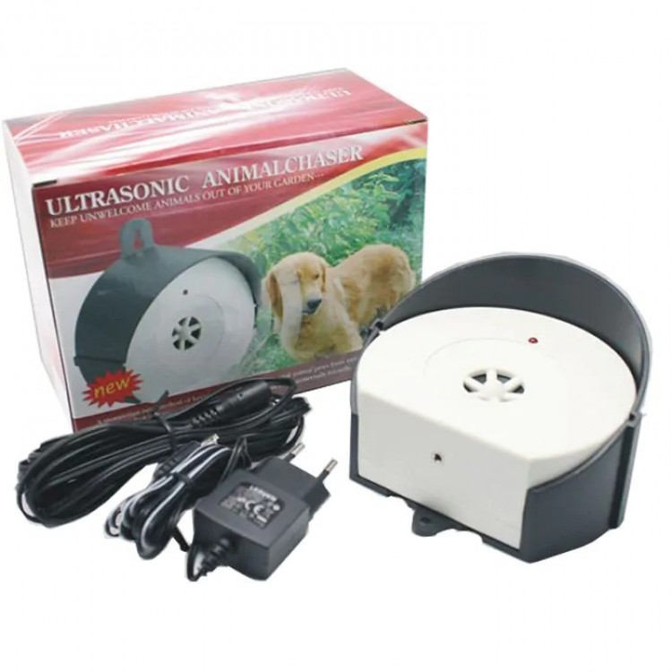 Електронен ултразвуков уред за защита от котки и кучета стационарен ANIMALCHASER Електронен ултразвуков уред за защита от котки и кучета стационарен ANIMALCHASER