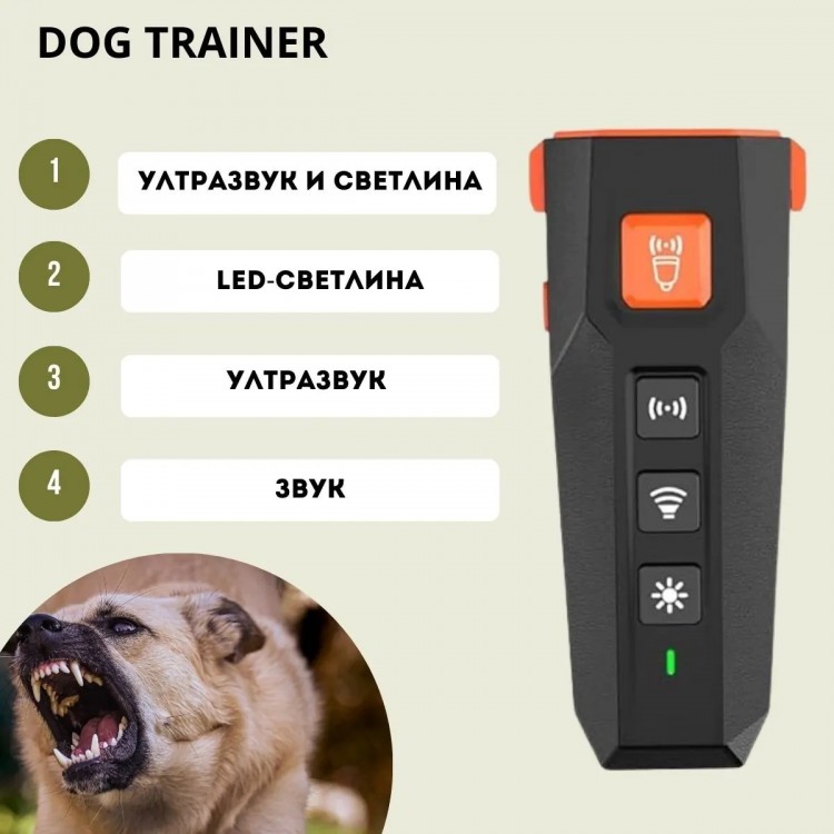 Ултразвуков уред за защита от кучета Dog Trainer- Кучегон за висока ефективност Ултразвуков уред за защита от кучета Dog Trainer- Кучегон за висока ефективност