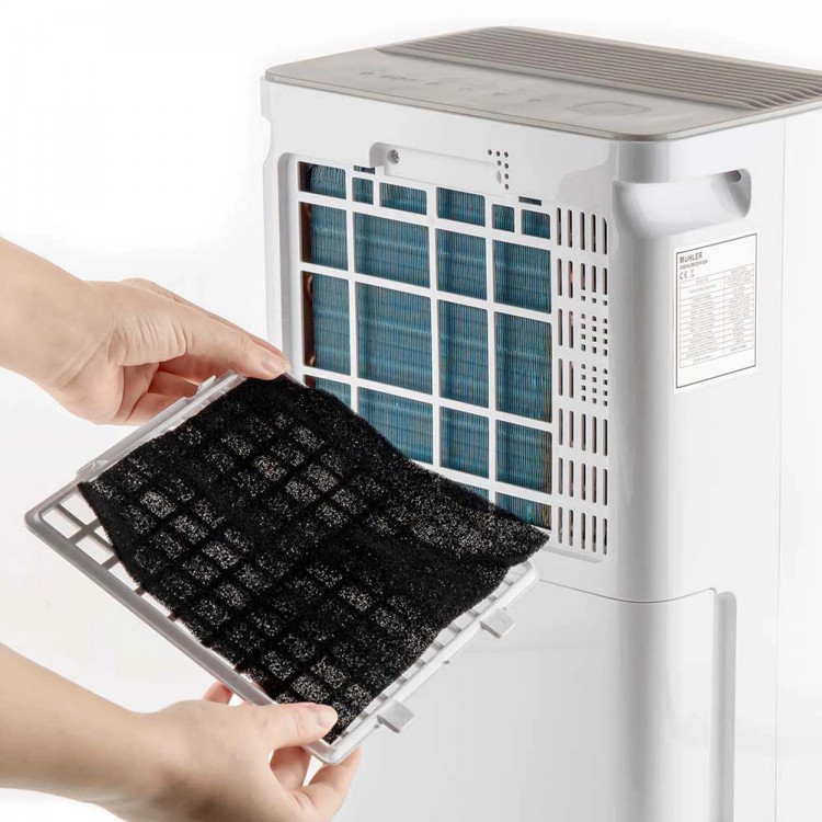 Влагоуловител Muhler MHD-10T25, 10L/24h, Ion&Carbon Влагоуловител Muhler MHD-10T25, 10L/24h, Ion&Carbon