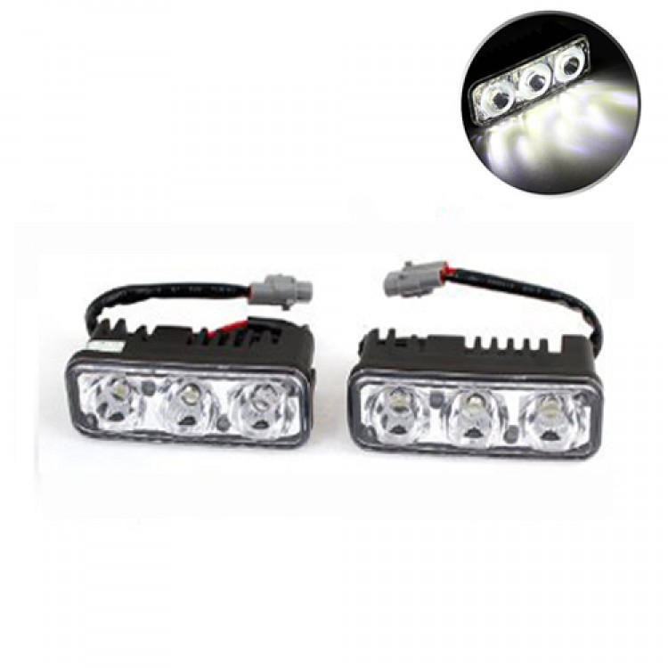 LED DRL ДНЕВНИ СВЕТЛИНИ С 3 ДИОДА LED DRL ДНЕВНИ СВЕТЛИНИ С 3 ДИОДА