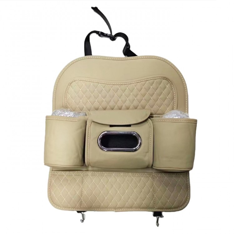 Органайзер за седалка PA1182 Кожа - Бежево Органайзер за седалка PA1182 Кожа - Бежево