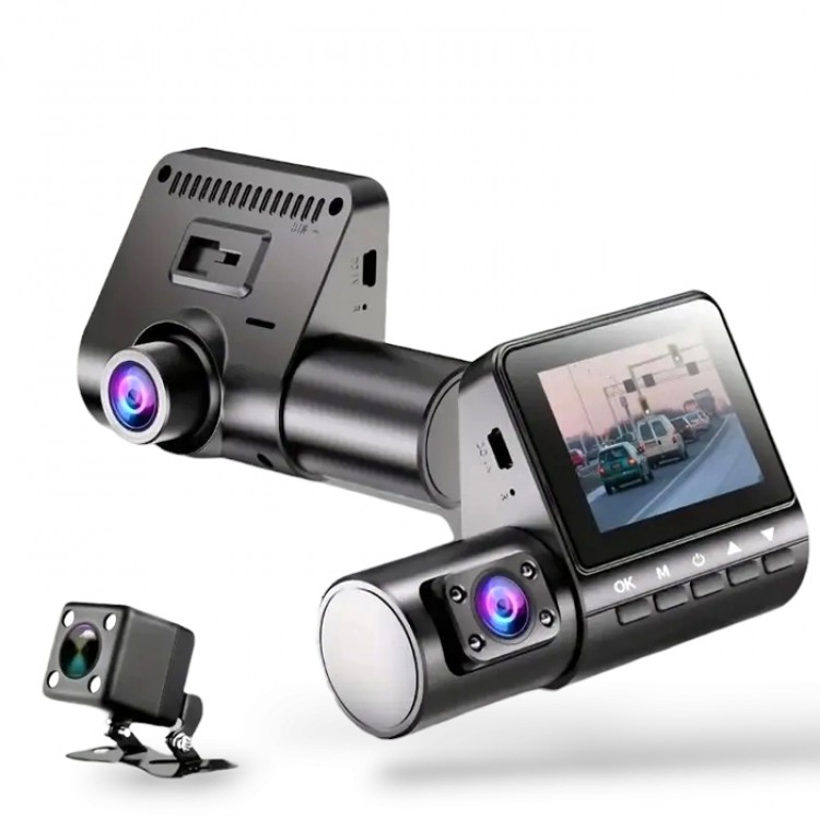 Видеорегистратор 2464 2.4 Инча + 2 Камери Видеорегистратор 2464 2.4 Инча + 2 Камери