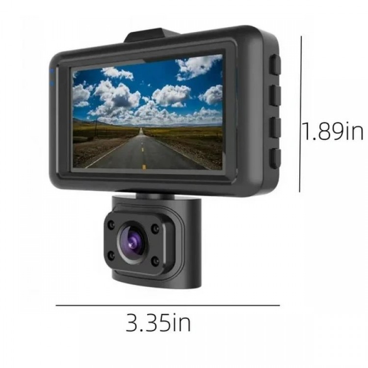 Видеорегистратор 2465 3.4 Инча + 3 Камери Видеорегистратор 2465 3.4 Инча + 3 Камери