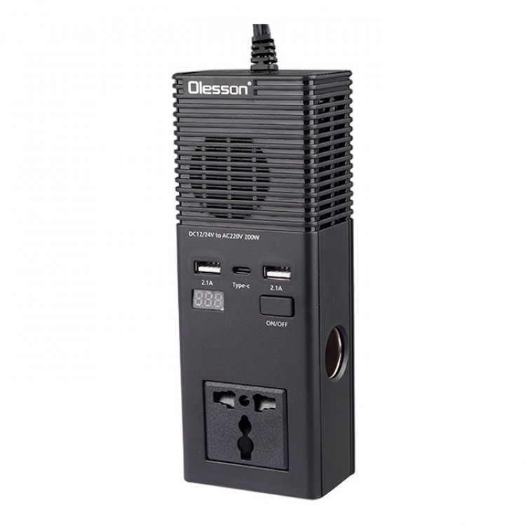 Преобразувател на напрежение от 12V/24V на 220V - 1665 Преобразувател на напрежение от 12V/24V на 220V - 1665