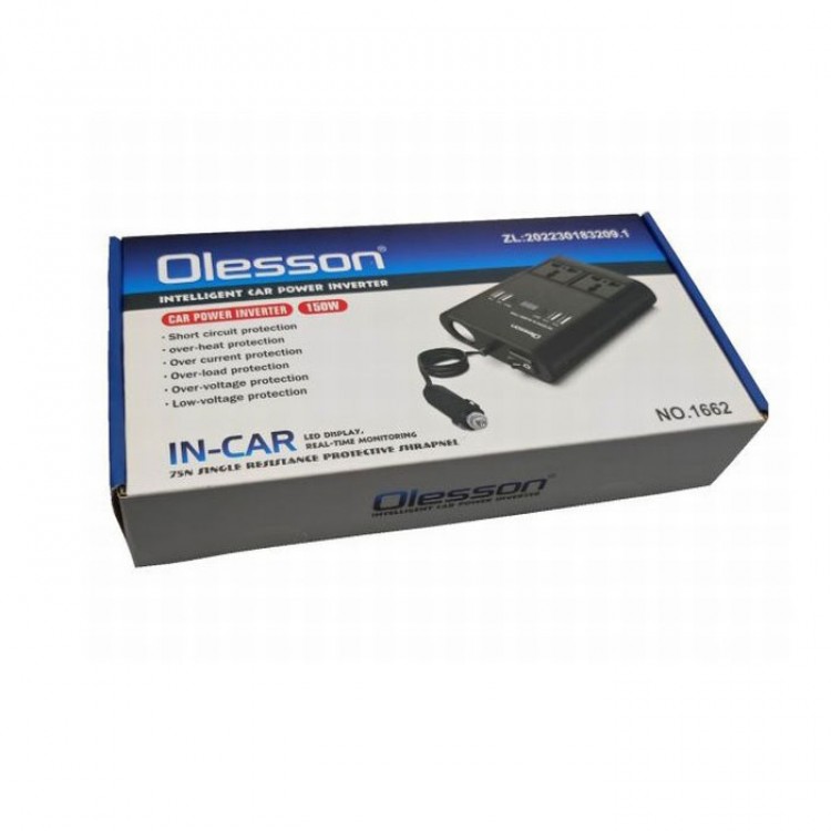 Преобразувател на напрежение от 12V/24V на 220V - 1662 Преобразувател на напрежение от 12V/24V на 220V - 1662