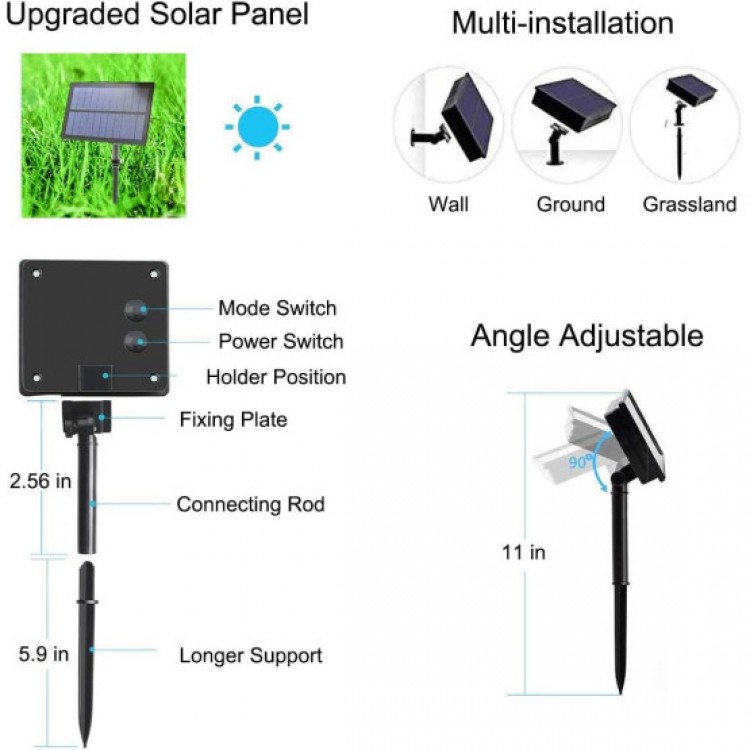Соларни Коледни лампички тип гирлянд Соларни Коледни лампички тип гирлянд