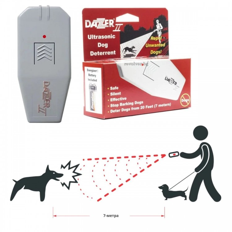 Ултразвуков уред против кучета Dazer II (Кучегон) Ултразвуков уред против кучета Dazer II (Кучегон)