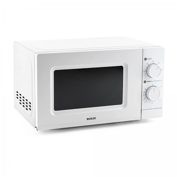 Микровълнова фурна MUHLER MO-5009 20L,бяла, механична Микровълнова фурна MUHLER MO-5009 20L,бяла, механична