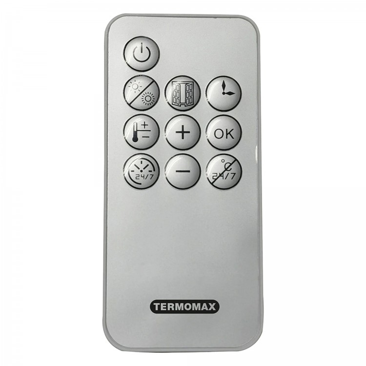 Печка керамична Termomax TR2022W, 2000W, стенна, 55 cm, LED дисплей, дистанционно управление Печка керамична Termomax TR2022W, 2000W, стенна, 55 cm, LED дисплей, дистанционно управление