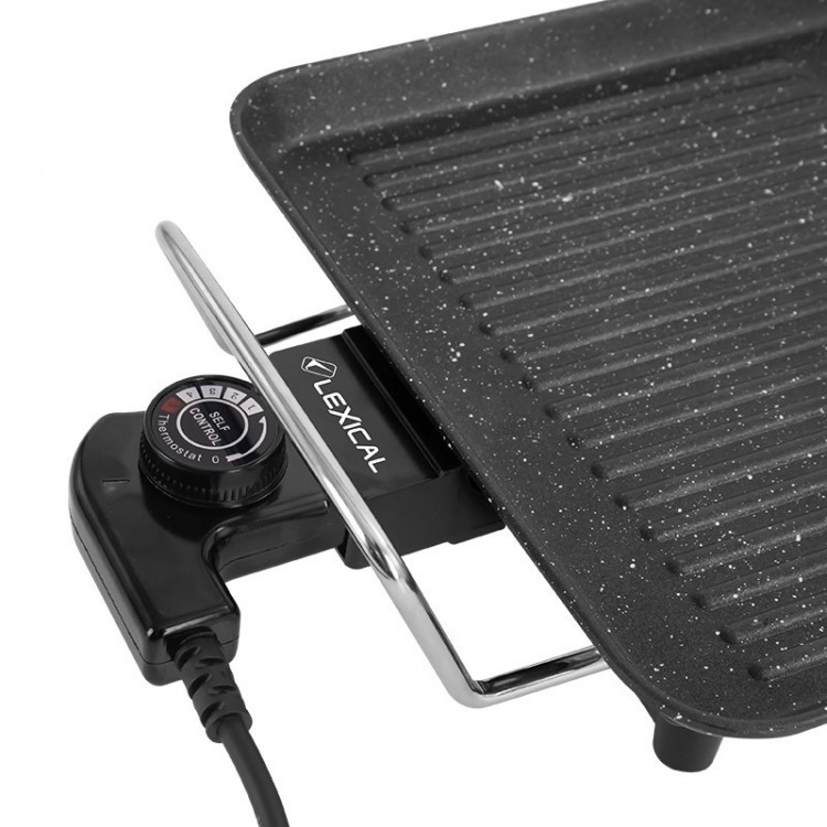 Електрическо барбекю 1500W с гранитно незалепващо покритие – Lexical LBQ-2591