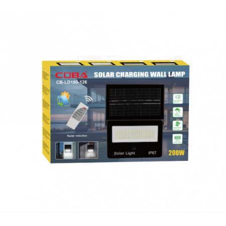 Соларна лампа COBA CB-LD180 126LED