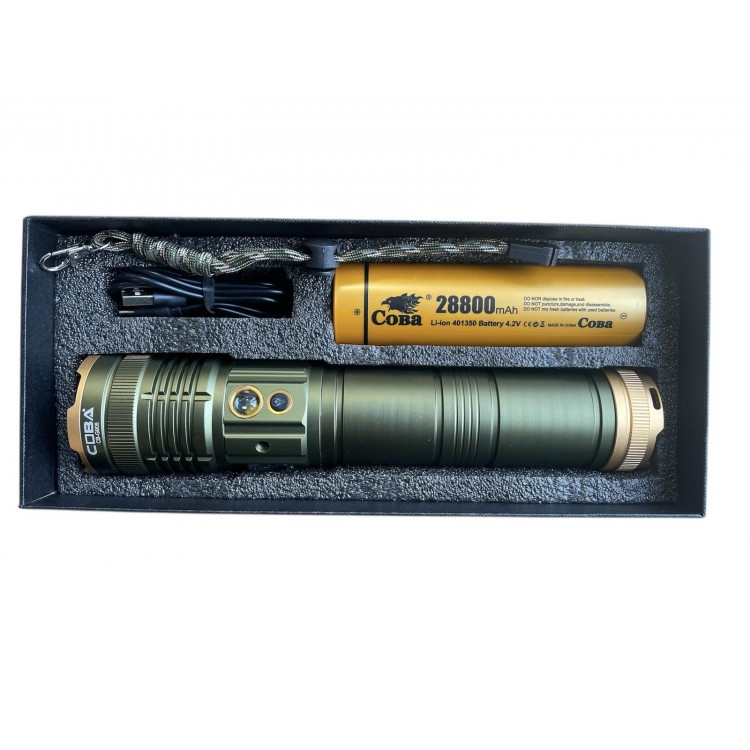 Трицветен LED фенер COBA CB-G905