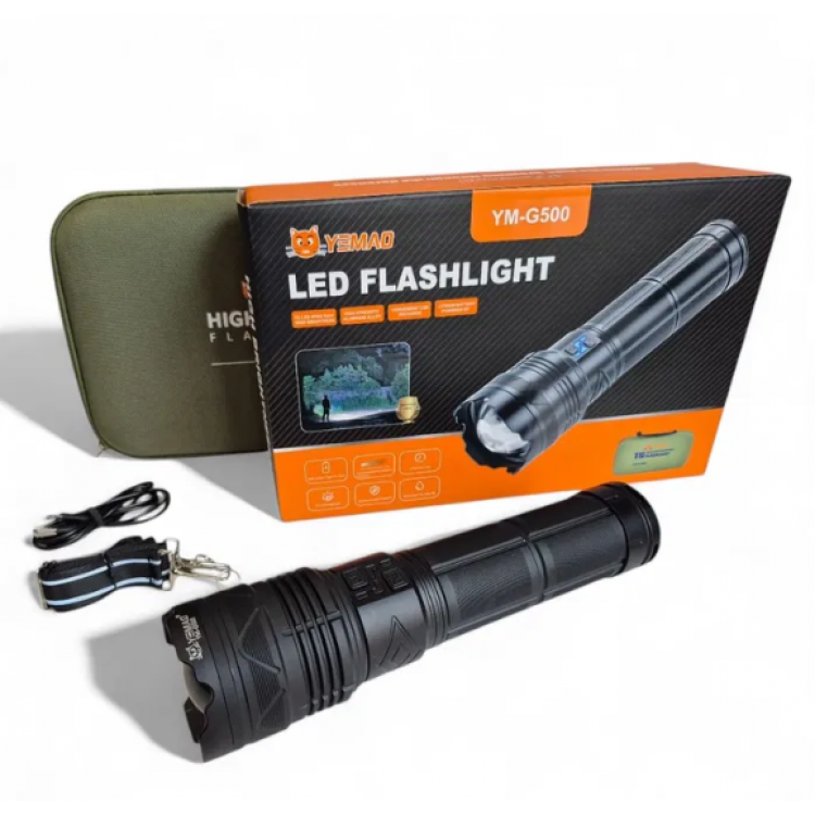 Супер мощен LED лазерен фенер M-G600