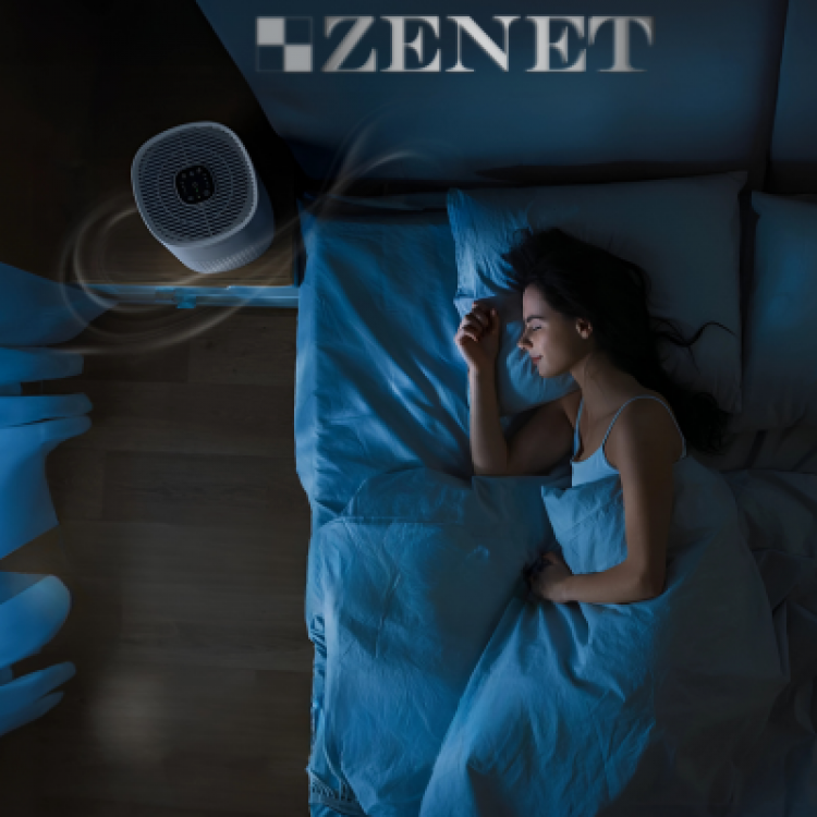 Пречиствател за въздух с HEPA филтър ZENET ZET 201  за помещения до 50 м²