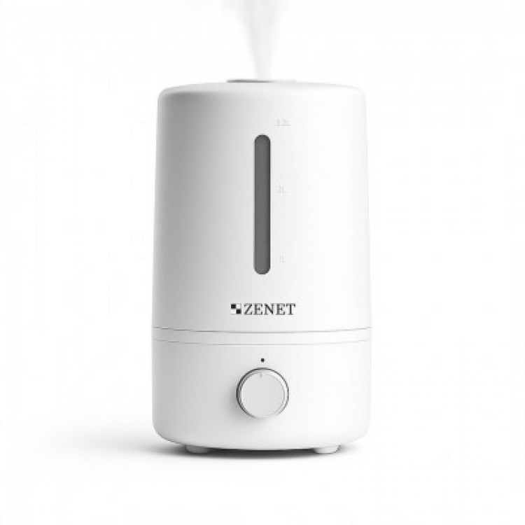 Ултразвуков овлажнител за въздух Zenet ZET-414 с въртящ се на 360° накрайник за пара