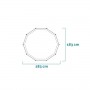 Басейн INTEX Canopy Metal Frame 28209NP, 183x38 cm