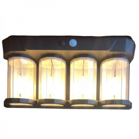 2 Броя Външна Соларна LED Лампа XF-8898 със сензор за движение 1200W 2 Броя Външна Соларна LED Лампа XF-8898 със сензор за движение 1200W