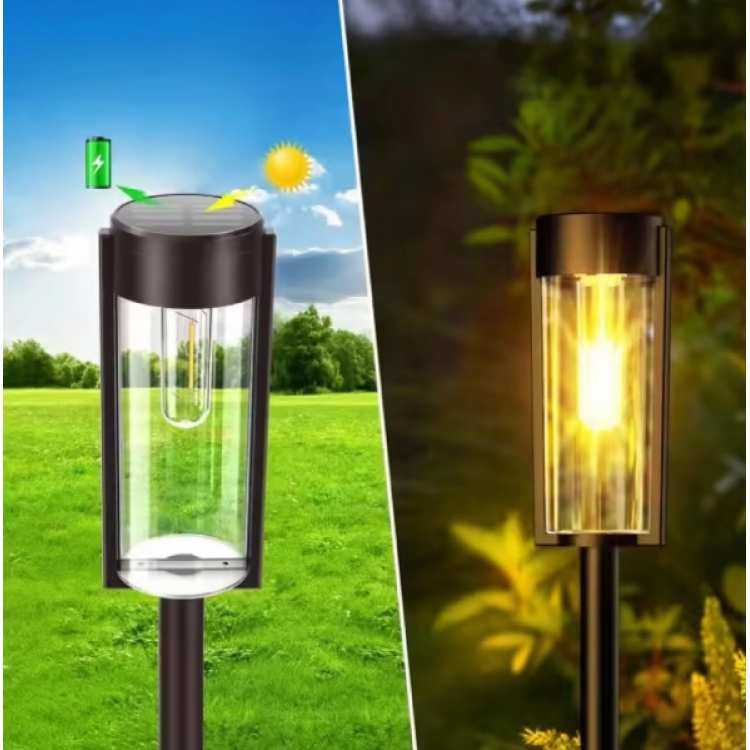 2 Броя градинска соларна лампа XF-2902 2 Броя градинска соларна лампа XF-2902