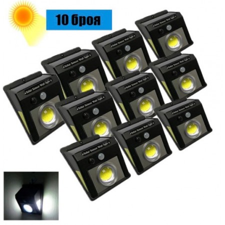 10 Броя градинска соларна лампа с лупа CL-2566A