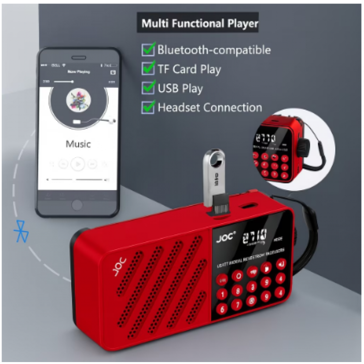 Радио соларно JOC H6138REC-S