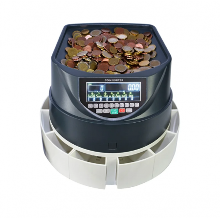 Броячна и сортираща машина за ЕВРО монети DB-450 Броячна и сортираща машина за ЕВРО монети DB-450