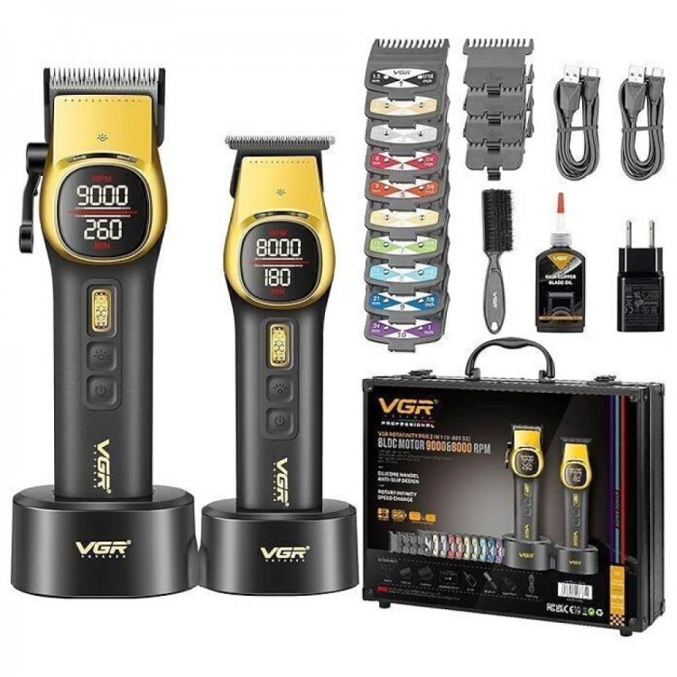 Комплект машинки за подстригване и контури Combo VGR V-885 S2 Комплект машинки за подстригване и контури Combo VGR V-885 S2