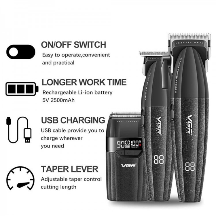 Професионален комплект VGR 640S3 – 3 в 1