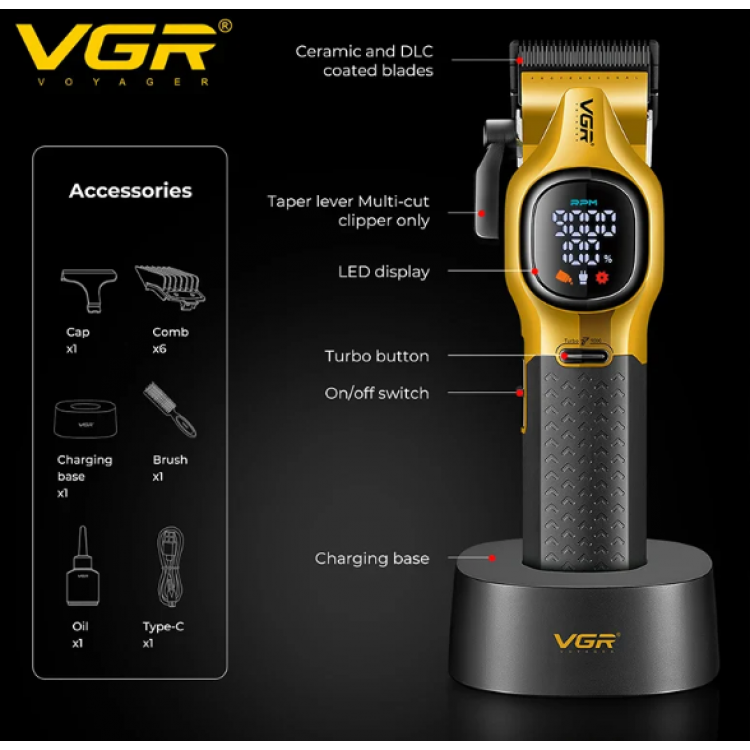 Професионална машинка за подстригване VGR V-886 Професионална машинка за подстригване VGR V-886
