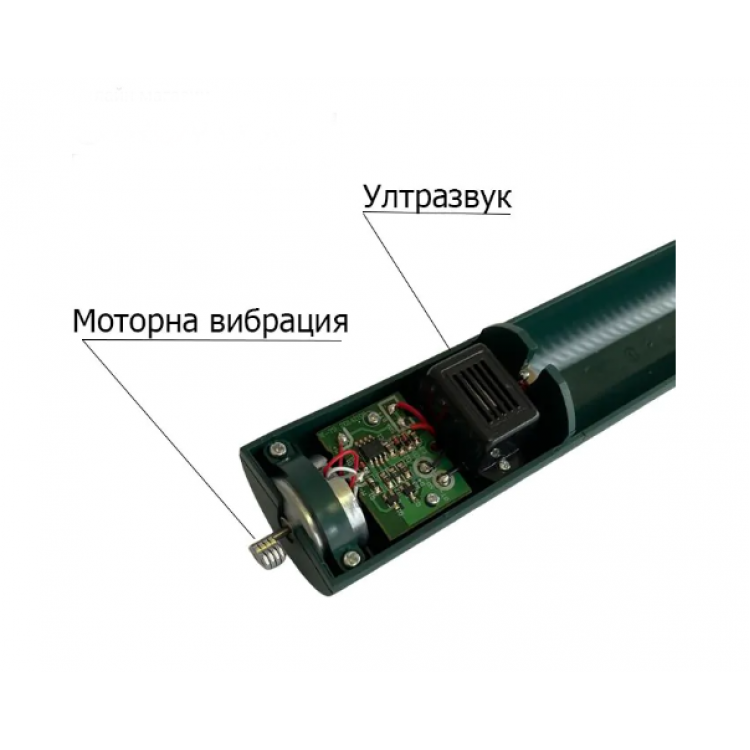 Електронен уред против къртици и сляпо куче с ултразвук и механична вибрация Pest Stop 800 кв.м