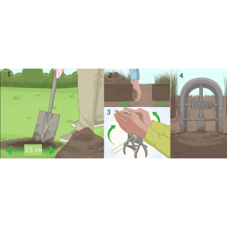 Капан PEST STOP челюстен, за къртици и сляпо куче Капан PEST STOP челюстен, за къртици и сляпо куче