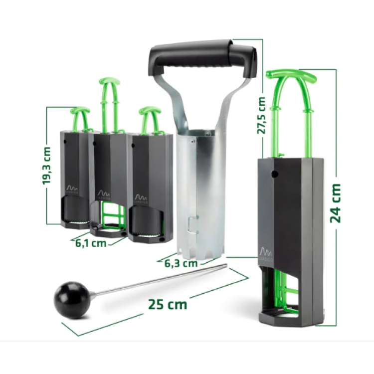Капан за къртици комплект 4 бр със сонда и шило Gardigo Wühlmaus-Falle All-In Капан за къртици комплект 4 бр със сонда и шило Gardigo Wühlmaus-Falle All-In