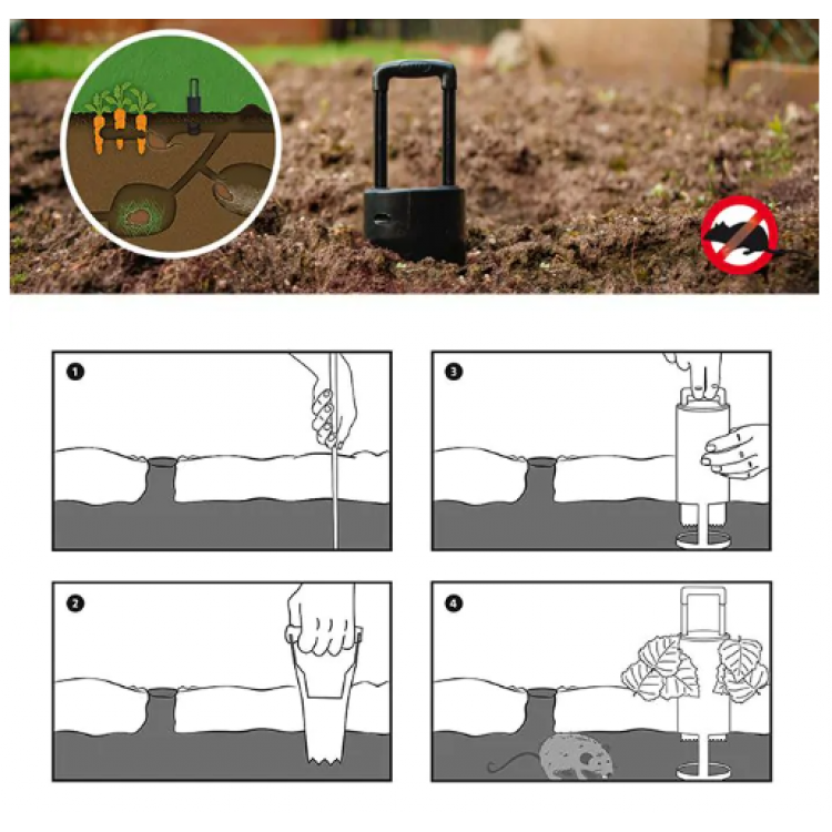 Капан за сляпо куче, къртици и полевки GARDIGO WÜHLMAUS-FALLE Капан за сляпо куче, къртици и полевки GARDIGO WÜHLMAUS-FALLE