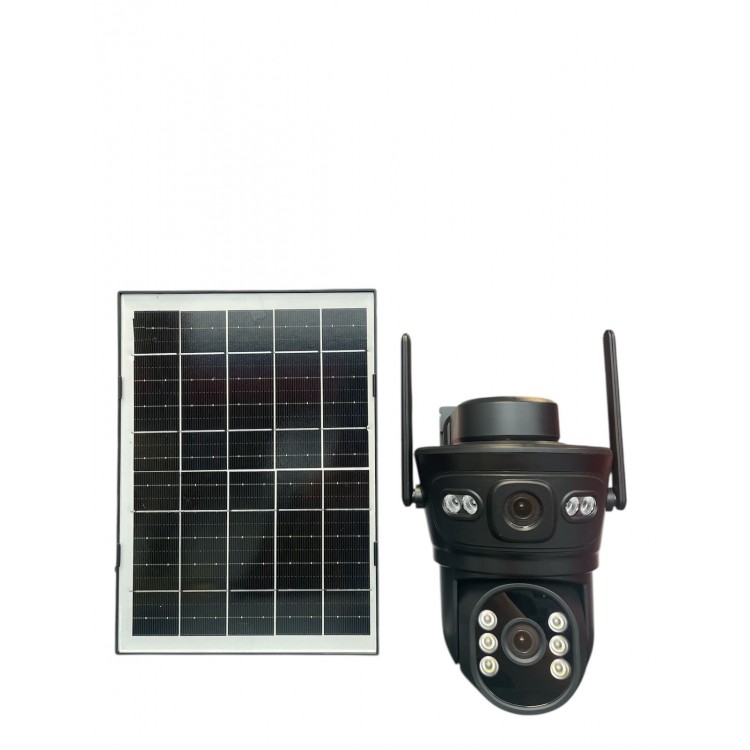 Соларна двойна WiFi камера 10MP с 10 диода LYLU