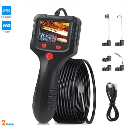 Pro Професионален eндоскоп бороскоп камера с 2.4" дисплей с 2м кабел