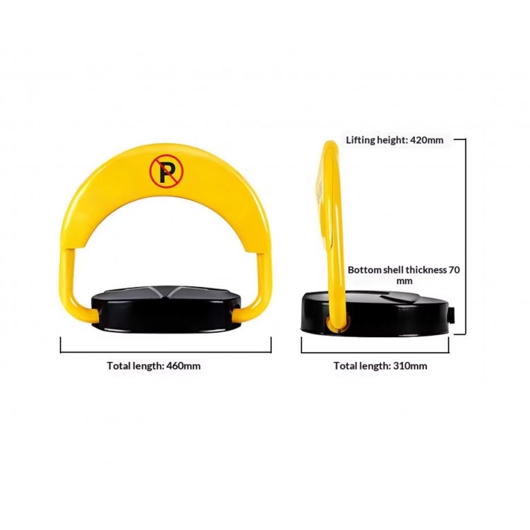 SMART скоба за паркомясто с голям мощен мотор, 4 бр. Li-ion (литиево-йонни) батерии 3000 mAh и зарядно