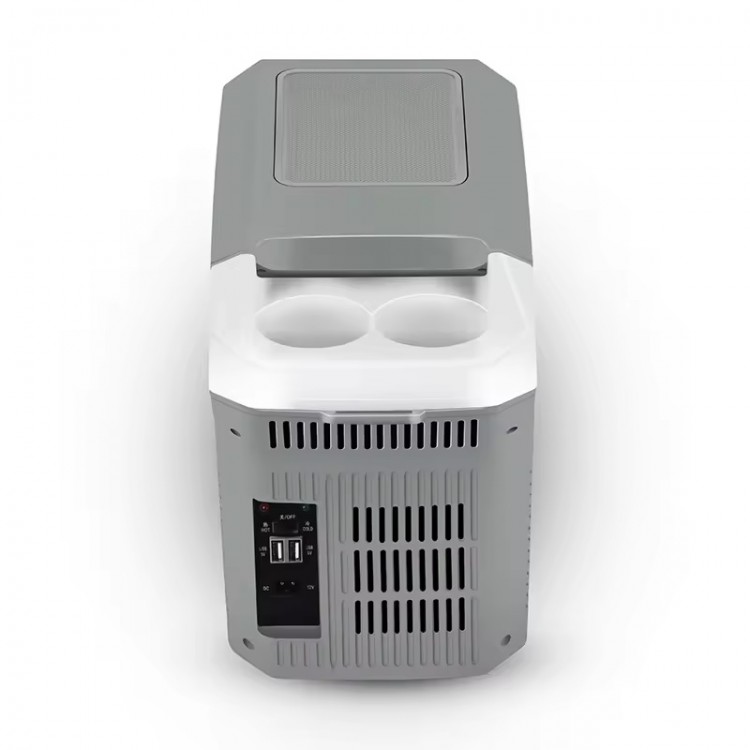 Електрическа хладилна кутия – 8L | Охлаждане и подгряване | 12V / 220V