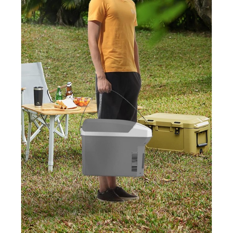 Електрическа хладилна кутия – 8L | Охлаждане и подгряване | 12V / 220V