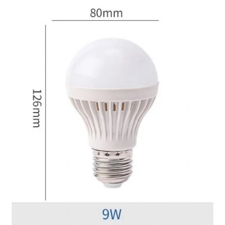 Подвижна работна LED лампа с щипки кабел и ключ 12V 9W