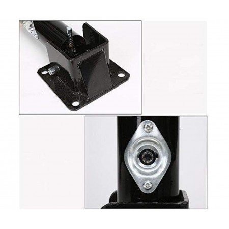 Сгъваем стоманен стълб - колче за ограничаване на паркоместа със заключваща система – 60 см, 3 ключа