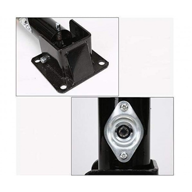 Сгъваем стоманен стълб - колче за ограничаване на паркоместа със заключваща система – 60 см, 3 ключа