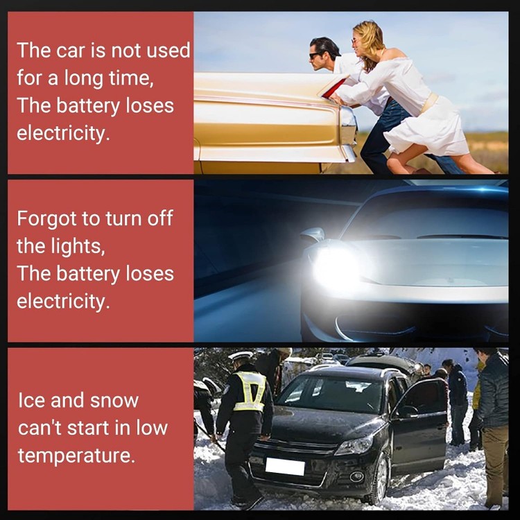 Стартерно, зарядно устройство за акумулатори 1000A, 12V, 10 000mAh Стартерно, зарядно устройство за акумулатори 1000A, 12V, 10 000mAh