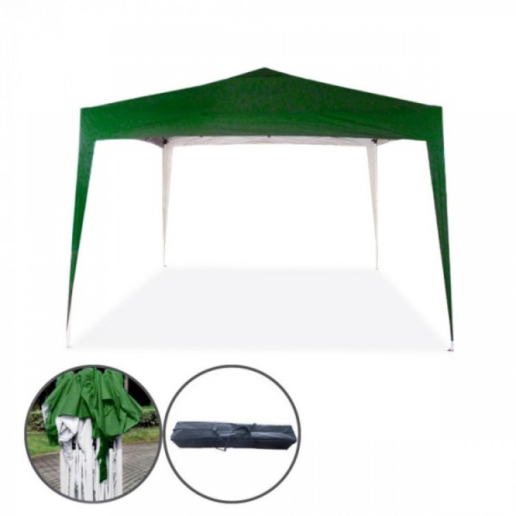 Градинска сгъваема шатра Pop-Up My Garden TLC023-A, Полиестер, 3 х 3 м, Зелен