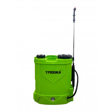 Акумулаторна пръскачка с 12V 8Ah Li-ion батерия и телескопичен удължител ТУНДЖА 12 литра
